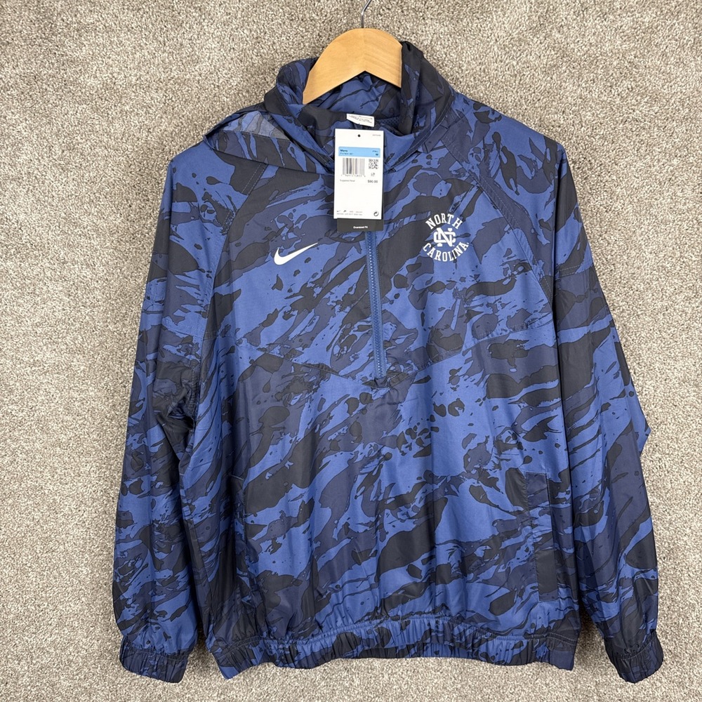 Nike UNC North Carolina Tar Heels Half-Zip Jacket FN7904-461 Men's‎ Medium NEW